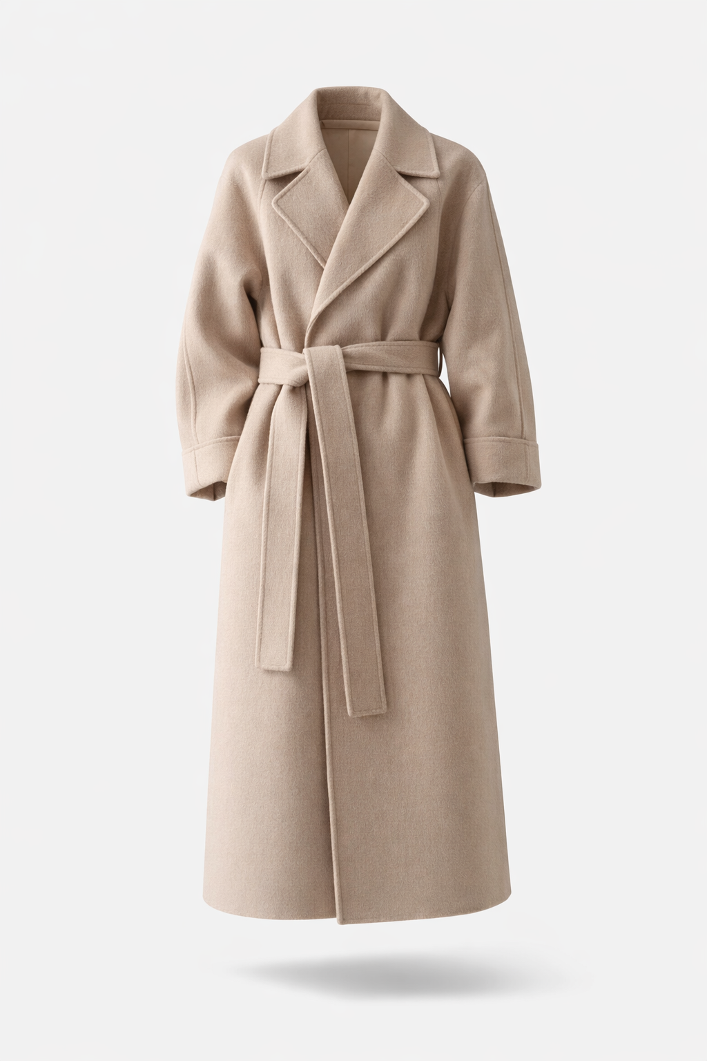 Cappotto lungo con cintura