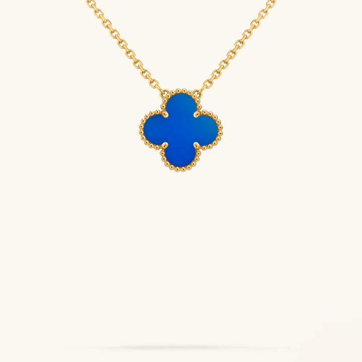 CLOVER | Halskette Blau