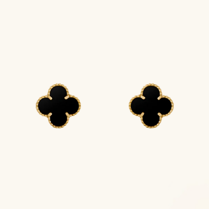 CLOVER | Ohrringe Schwarz