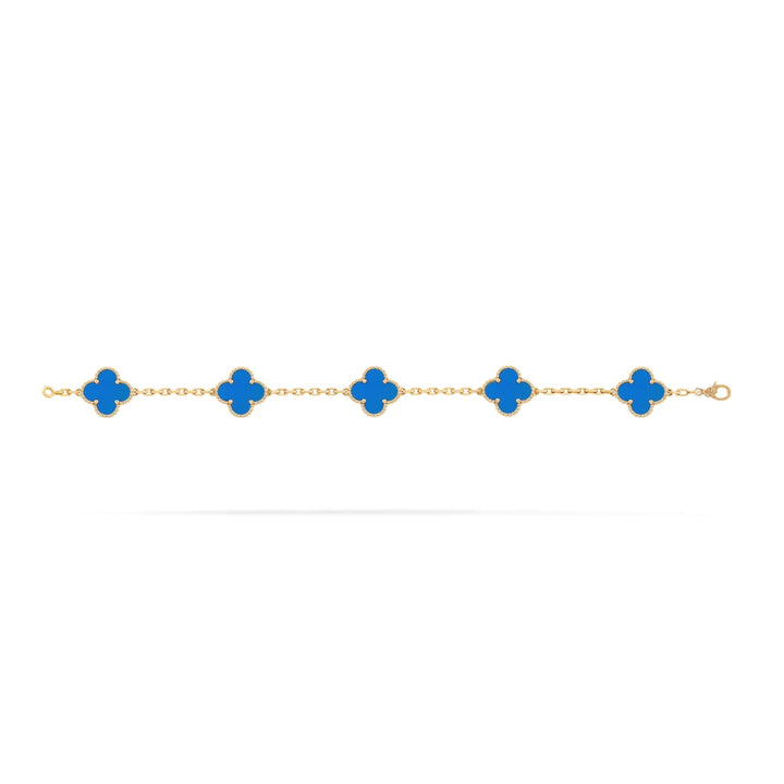CLOVER | Armband Blau