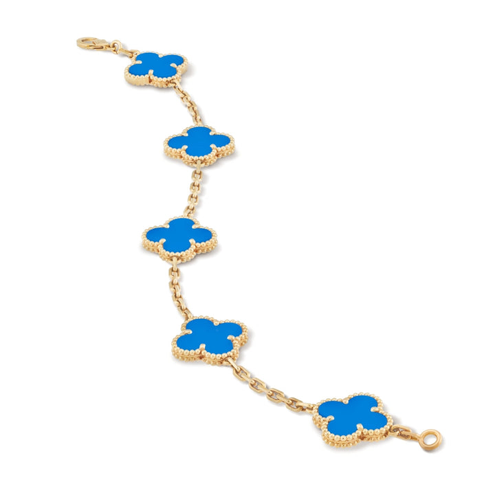 CLOVER | Armband Blau