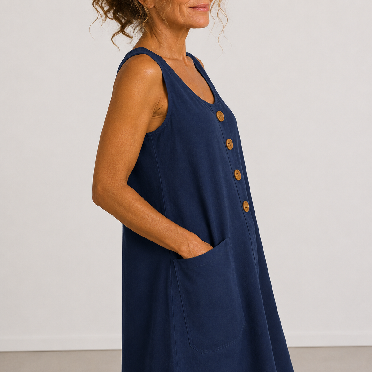 Abito estivo midi a vestibilità rilassata