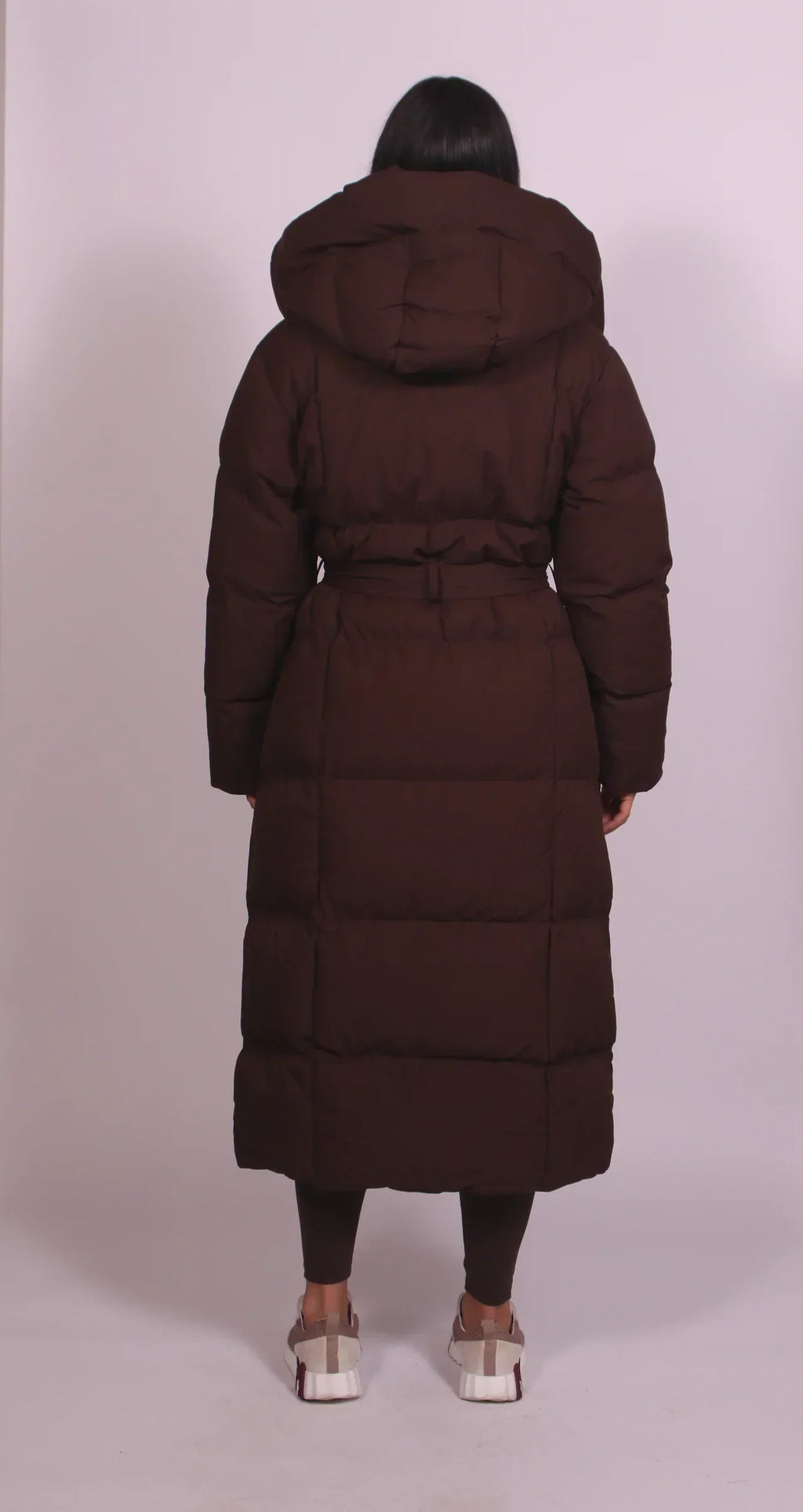Cappotto da donna lungo con cintura
