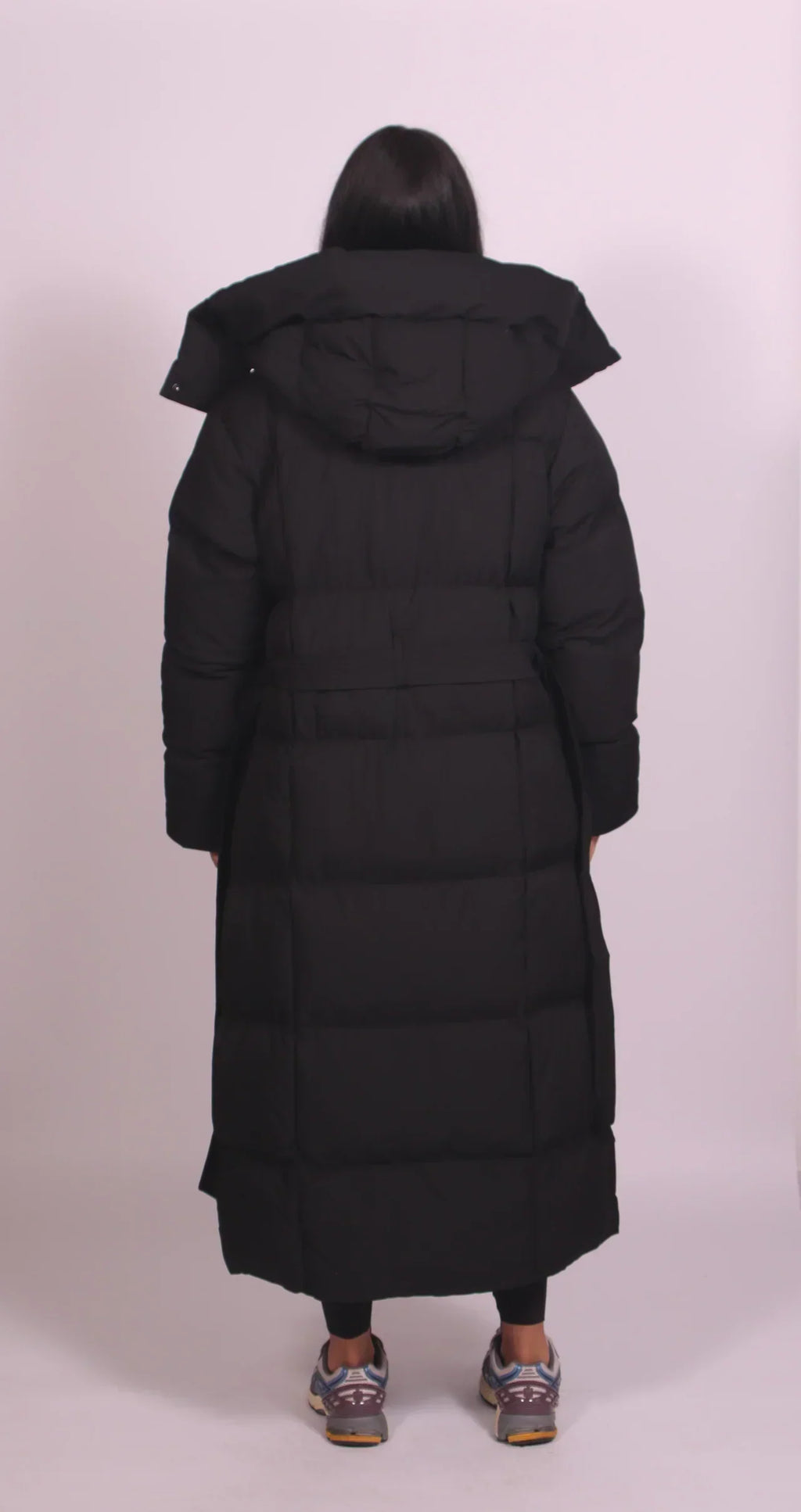 Cappotto da donna lungo con cintura
