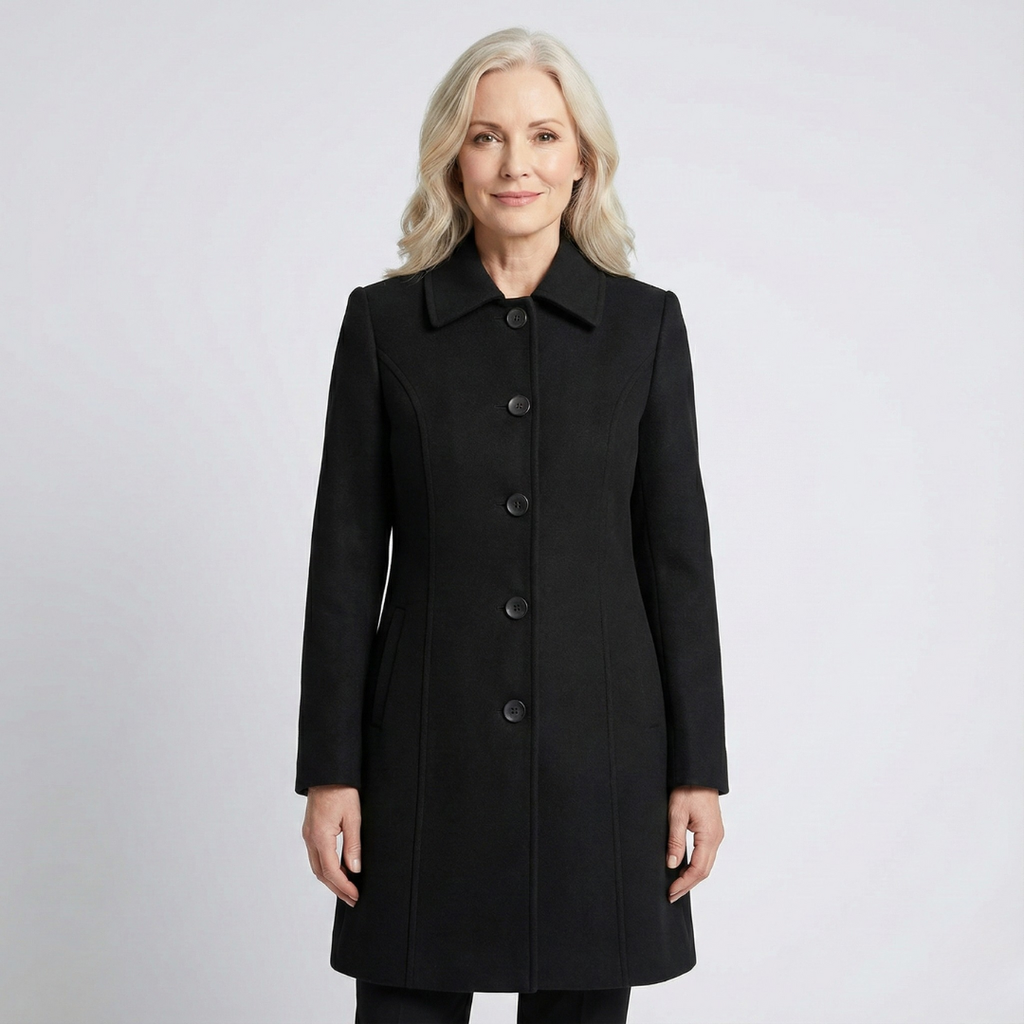 Cappotto con chiusura a bottoni