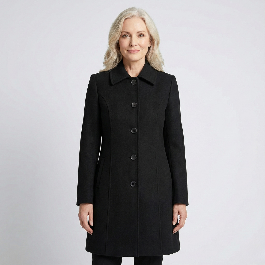 Cappotto con chiusura a bottoni