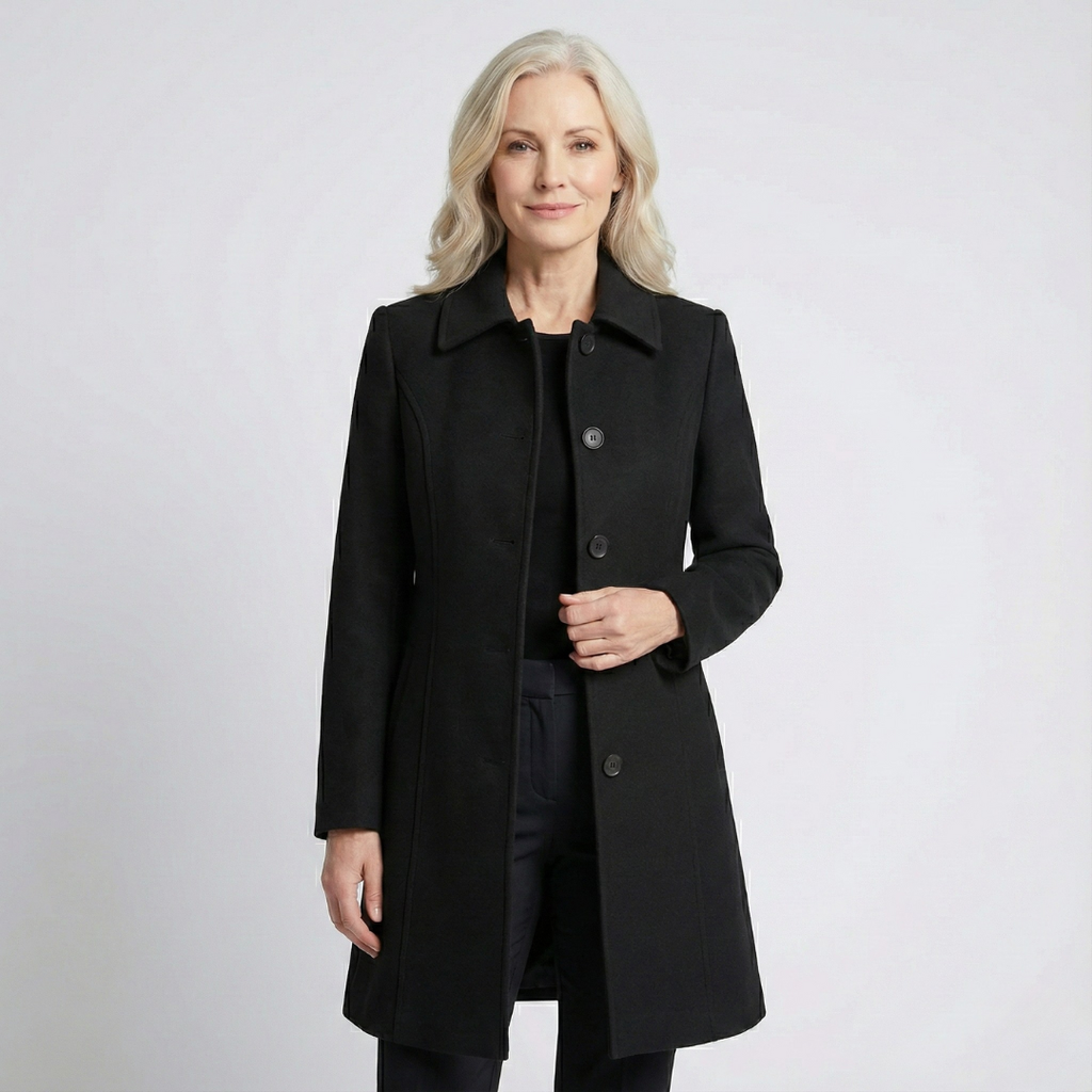 Cappotto con chiusura a bottoni