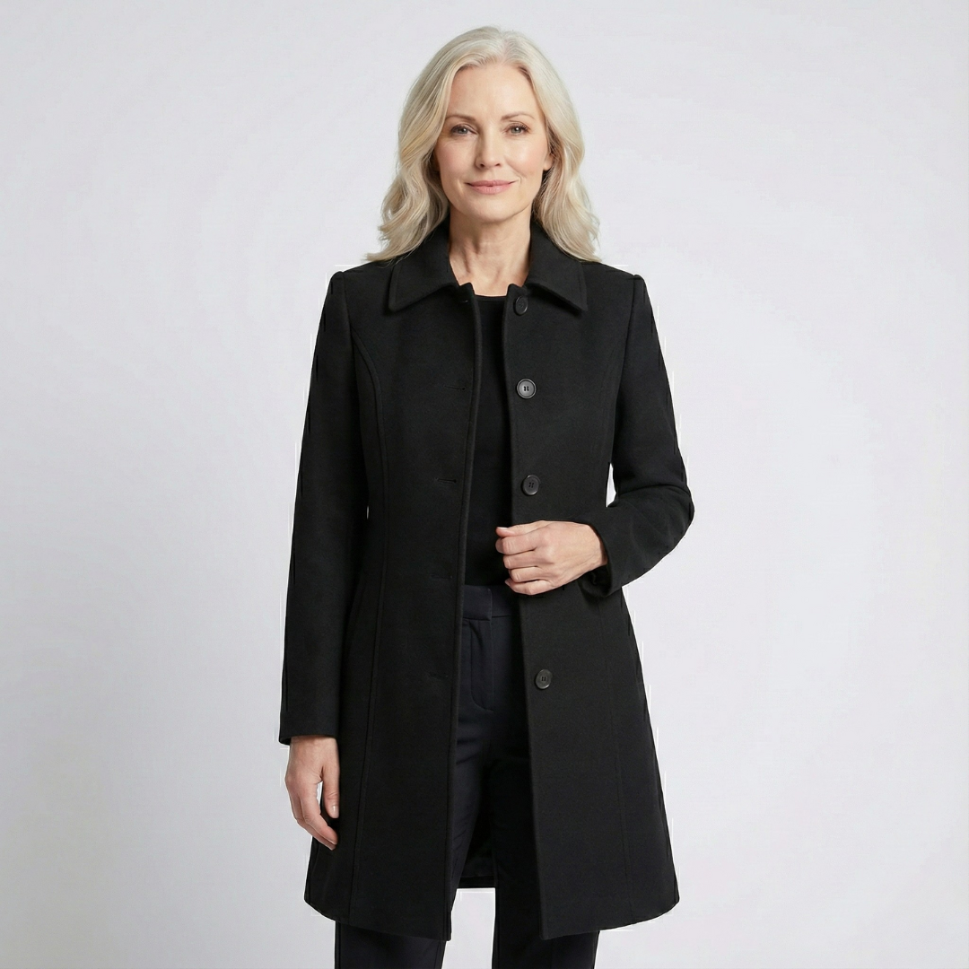 Cappotto con chiusura a bottoni