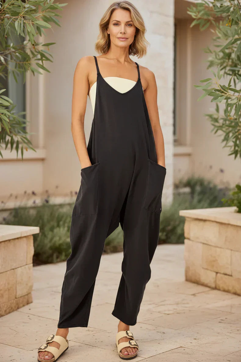 Jumpsuit dal taglio morbido con tasche