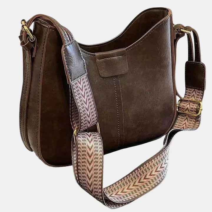 Borsa a spalla dalla linea sottile con ampio interno