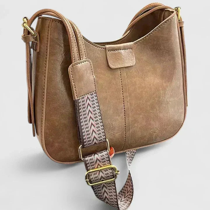 Borsa a spalla dalla linea sottile con ampio interno