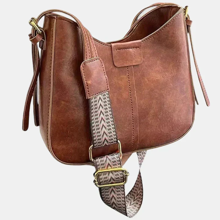 Borsa a spalla dalla linea sottile con ampio interno