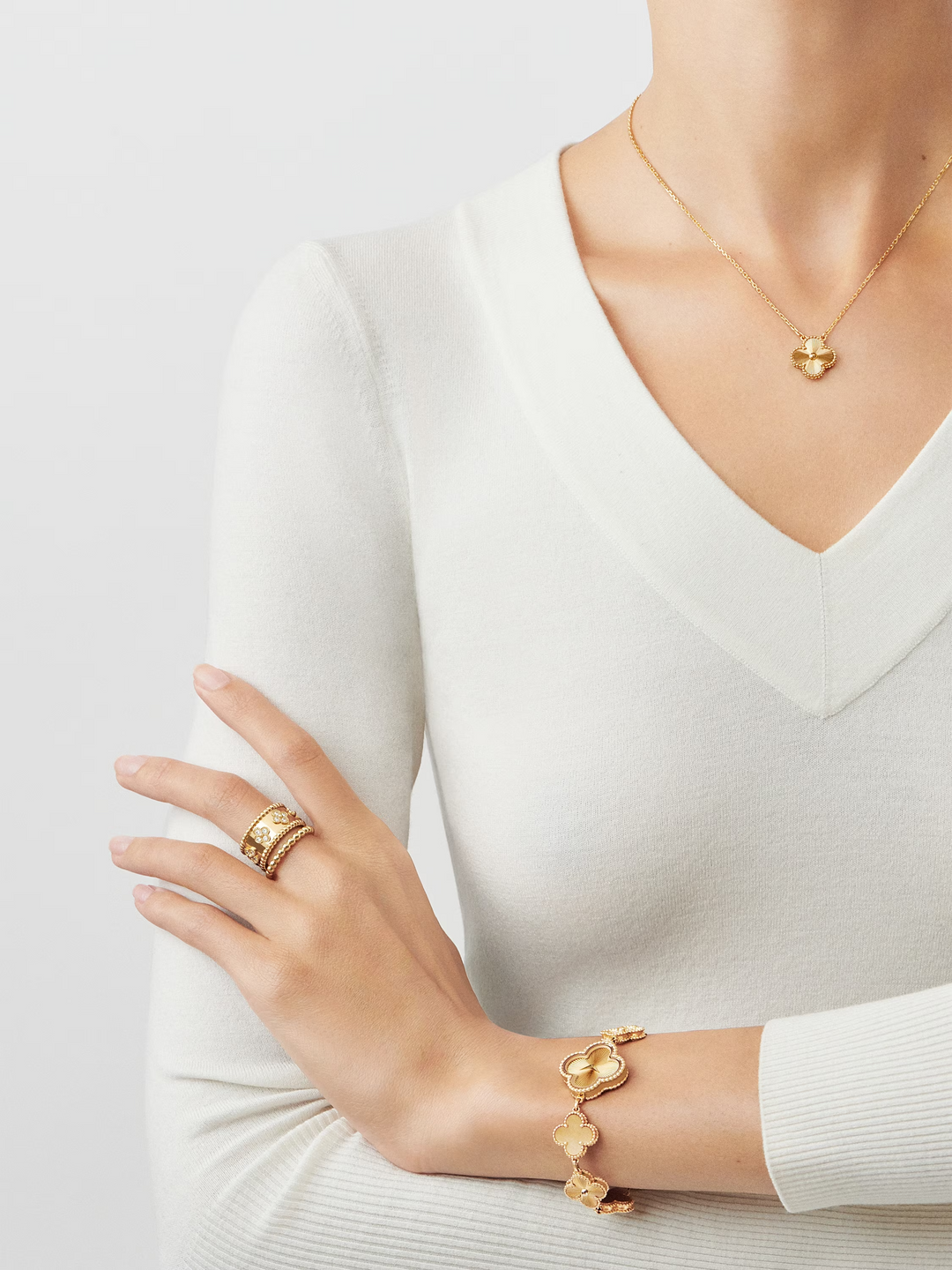 CLOVER | Halskette Gold