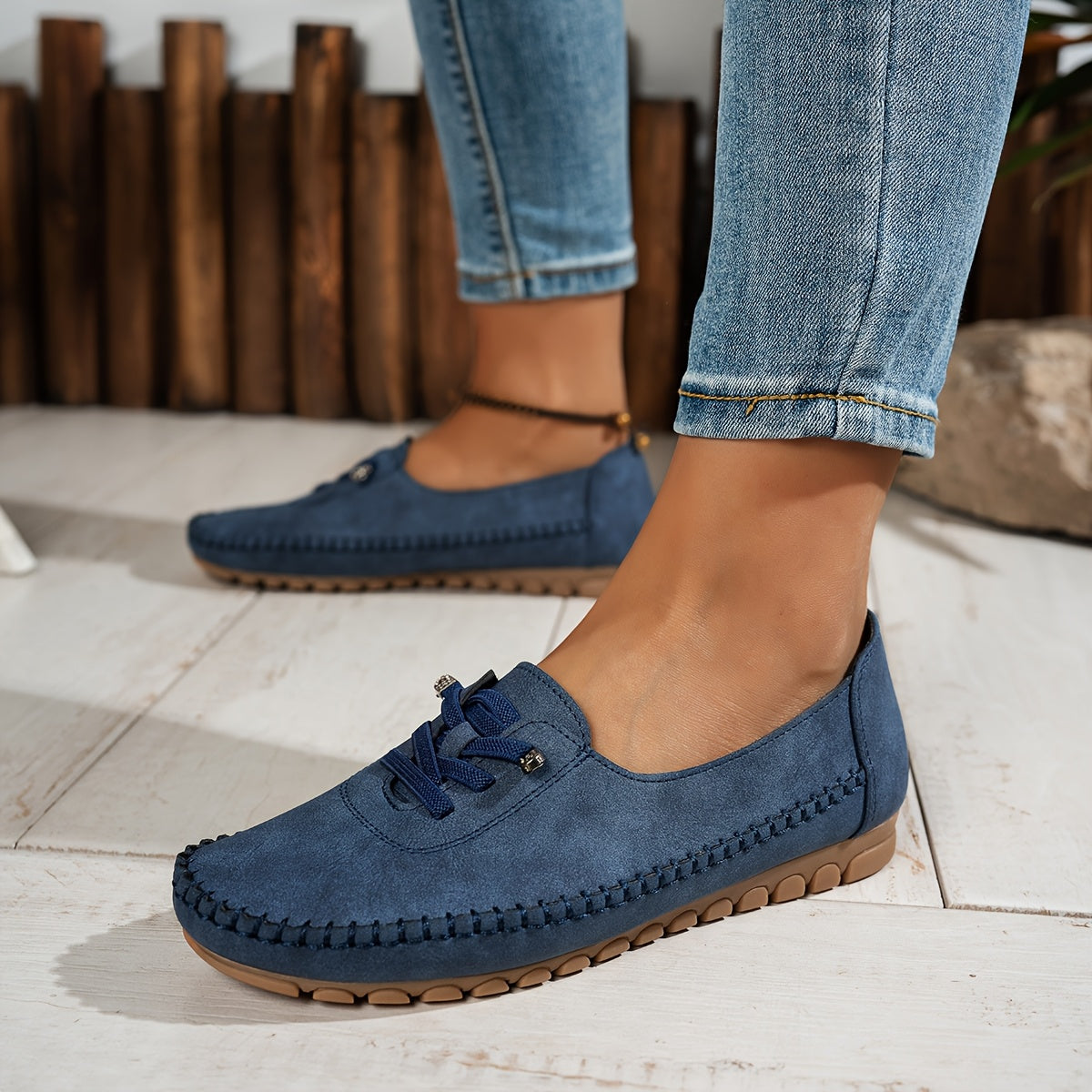 Mocassini slip on con suola flessibile