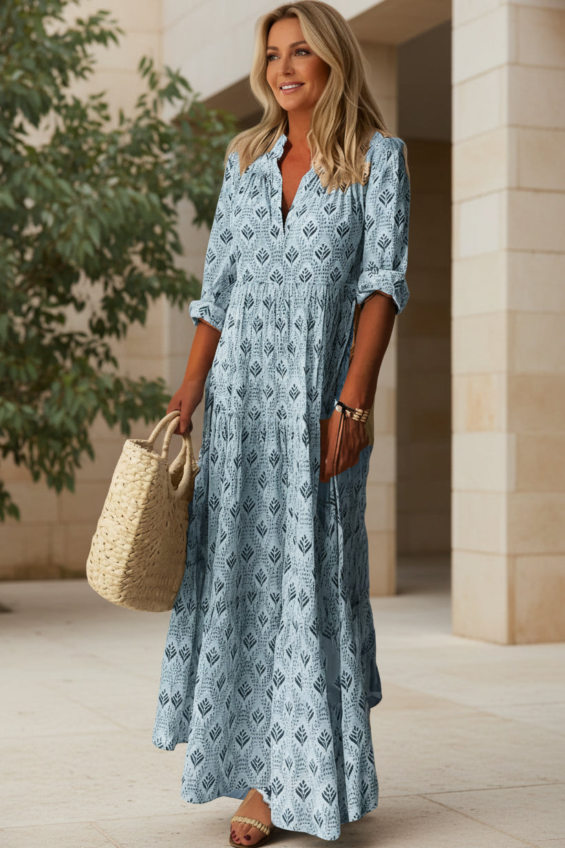 Abito lungo boho dalla linea fluida