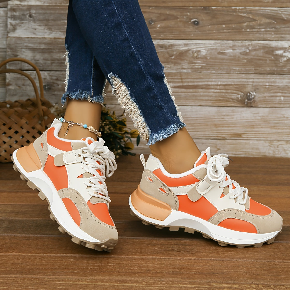 Sneakers casual dai toni estivi con suola ammortizzata