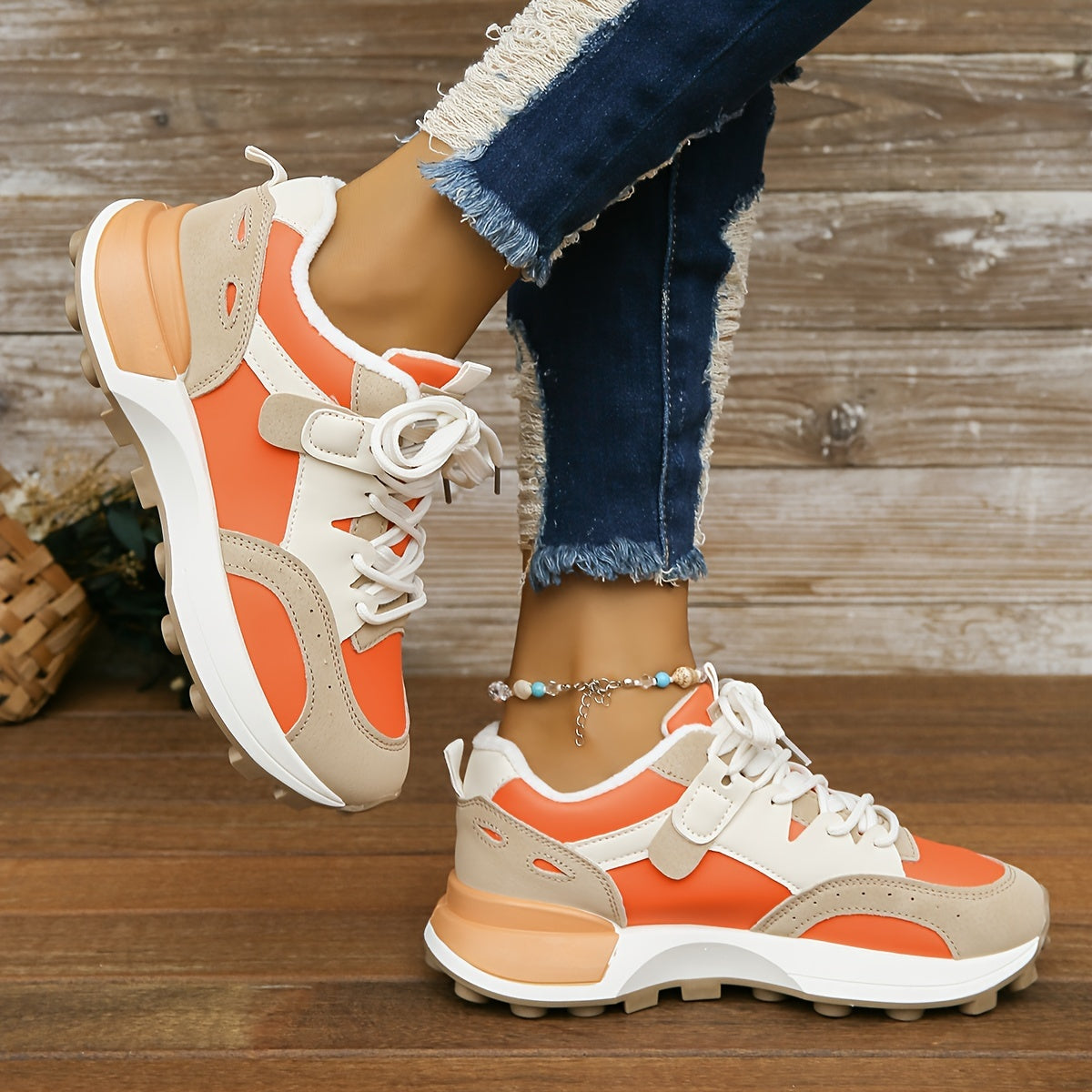 Sneakers casual dai toni estivi con suola ammortizzata
