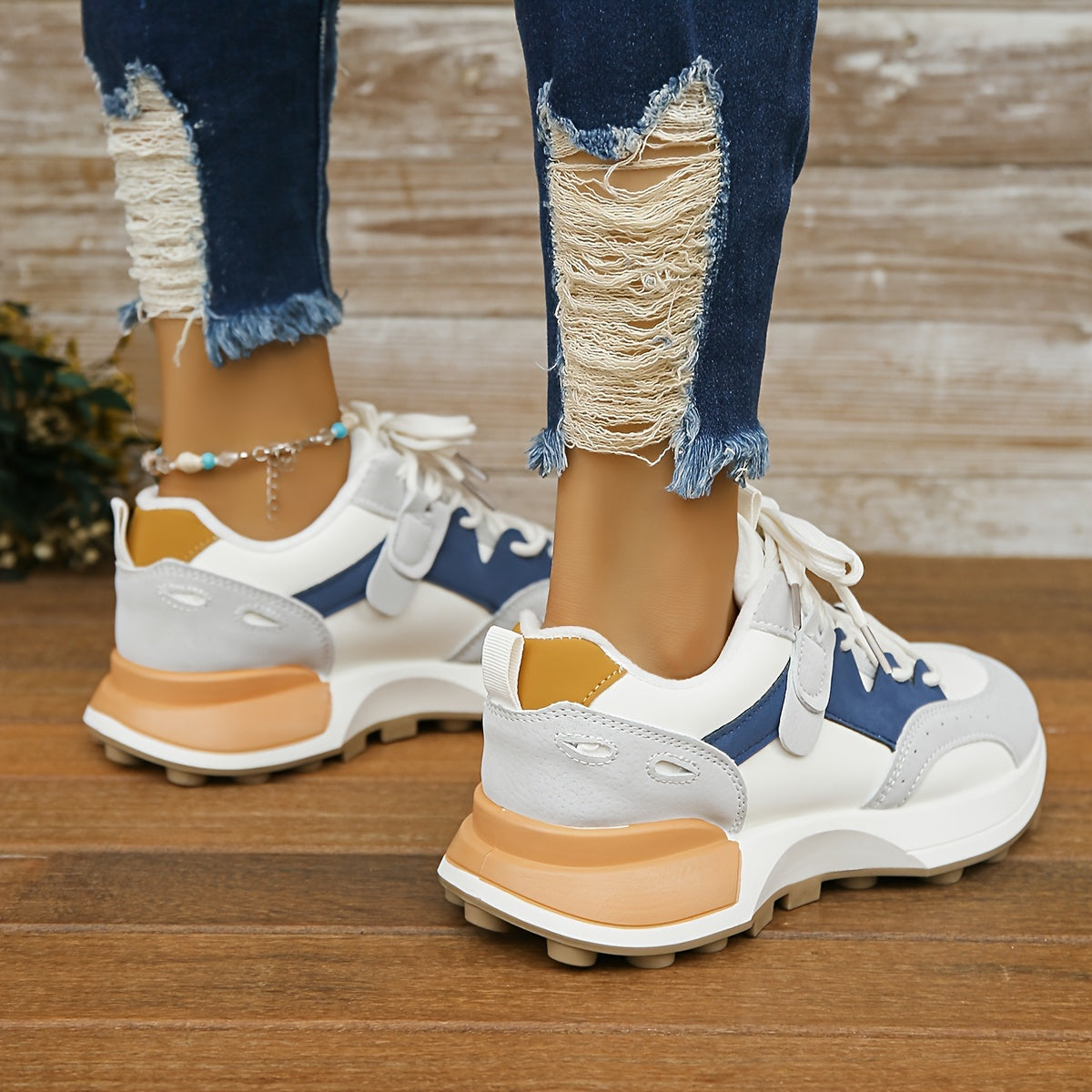Sneakers casual dai toni estivi con suola ammortizzata