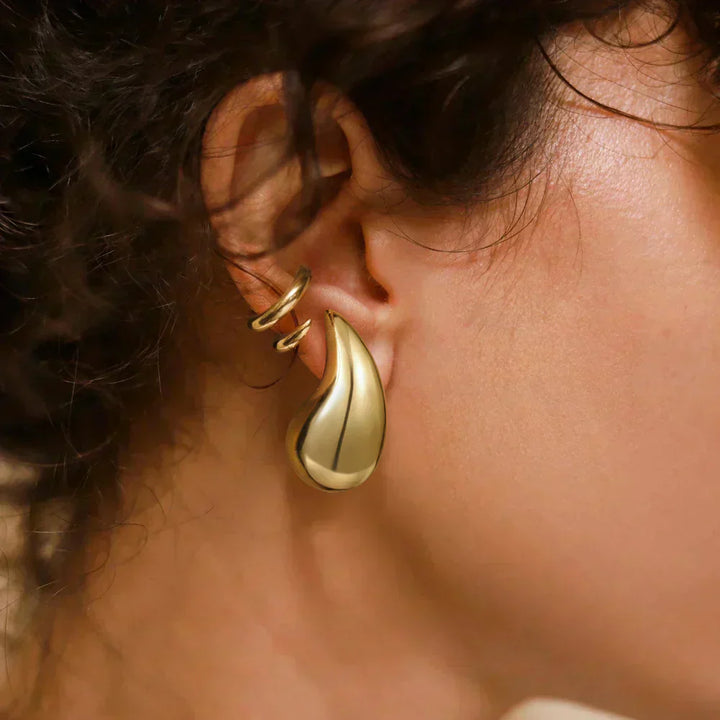 Sandra Teardrop Gold | Ohrringe