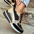 Sneakers in stile atletico con suola imbottita