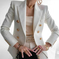 Blazer doppiopetto sciancrato