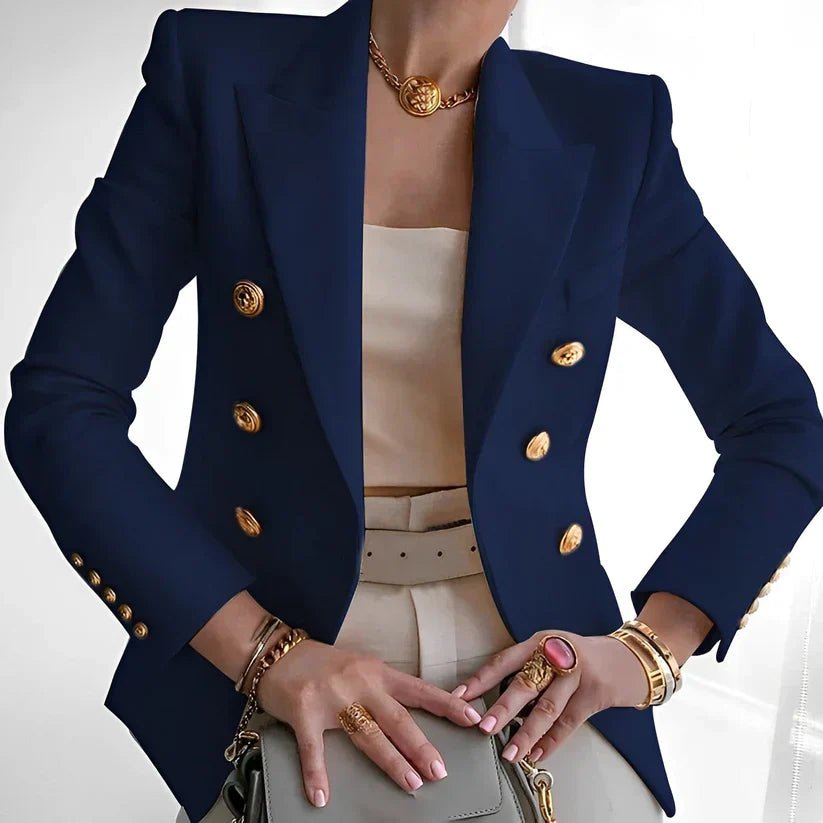Blazer doppiopetto sciancrato