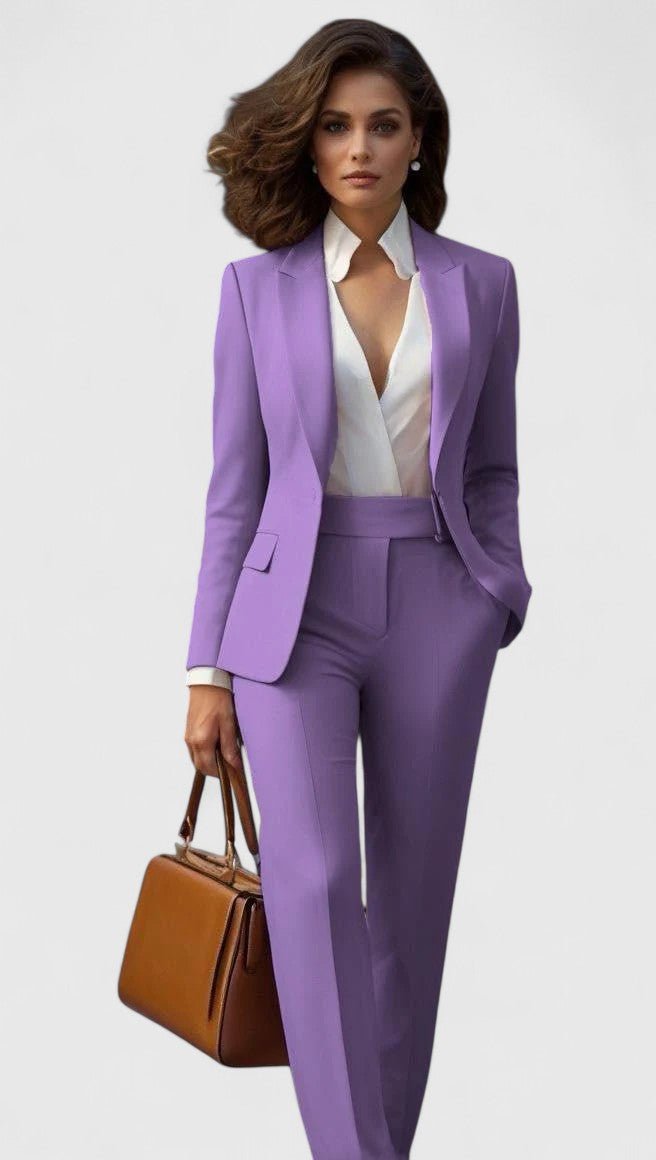 Blazer lungo sciancrato con revers