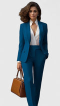 Blazer lungo sciancrato con revers