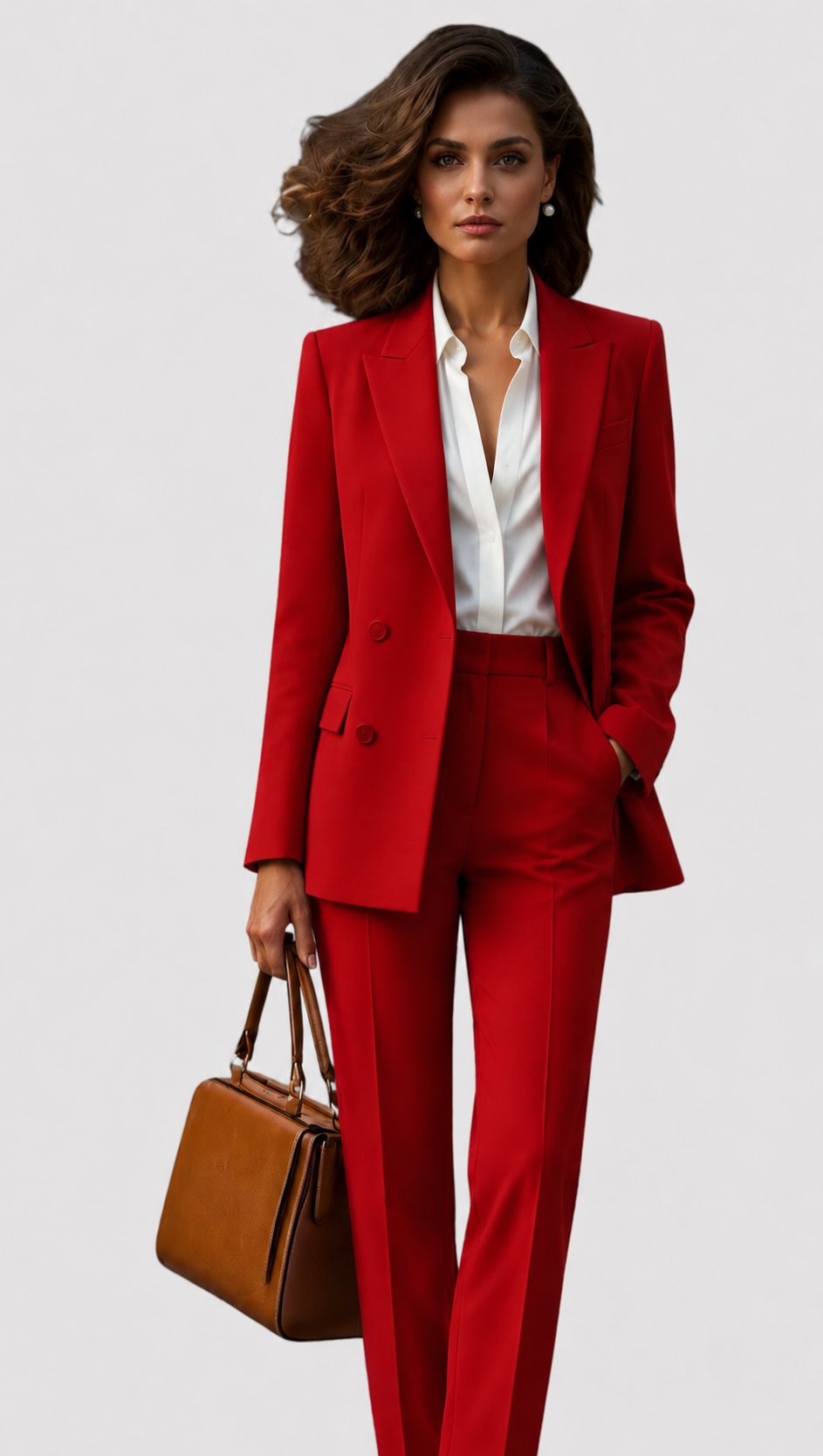 Blazer lungo sciancrato con revers